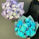 Bouquet of Chrysanthemums and Statice