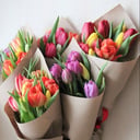 Ramo 'Bouquet of colorful tulips'