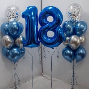 Ballon-Set 99 - Ballons mit der Zahl 18