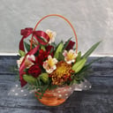 Flower basket 'Autumn colors'