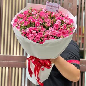 Bouquet 'Pink Rose Romance'