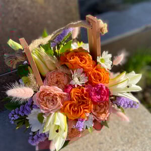 Flower box 'Composition in a box "Bright afternoon"'