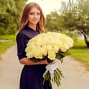Bouquet of 51 white roses