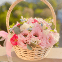 Flower basket 'Airy Kiss'