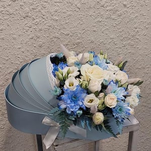 Flower box 'The birth of a boy'