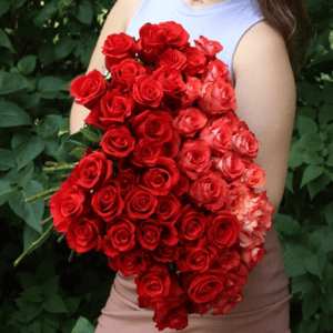 Blumenstrauß 'Strauß aus 75 roten Rosen'