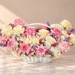 Blumenkorb 'Im Geiste der Provence'