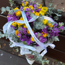 Cesta de flores 'La fusión perfecta'