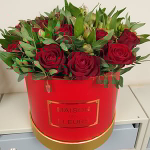 Flower box 'Scarlet sunset'