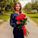 Rose red 80 cm 21 pcs Premium