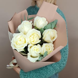 Bouquet '7 white roses'