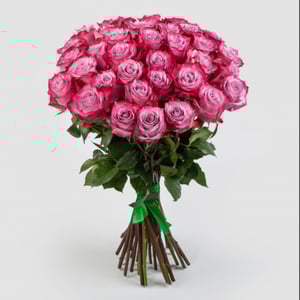 Bouquet de 35 roses "Deep Purple"