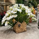 Blumenkorb 'Elegante Korb mit Calla-Lilie'