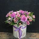 Flowers in a hat box
