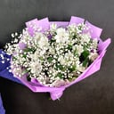 Author's bouquet is Snow-white