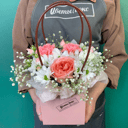 Arreglo floral 'Pink dreams'