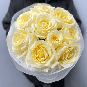 Bouquet 'Cream Peony Rose Candlelight'
