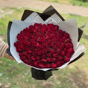 Bouquet '101 scarlet rose'