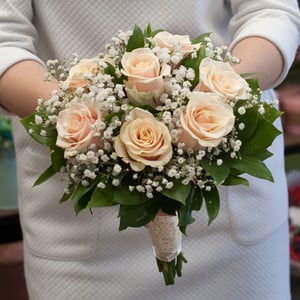Ramo con boutonniere"Clásico"