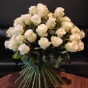Premium bouquet of white roses