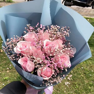 Mazzo 'Delizia rosa'