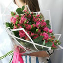 Ramo 'Monobuceta de rosal con eucalipto'