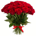 Bouquet '25 red roses big bud'