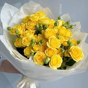 Golden Spray Roses Bouquet
