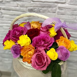 Panier de fleurs 'Boule de fleurs'