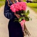 Bouquet of 15 premium pink roses
