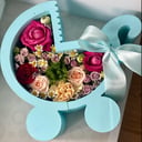 Flower box 'Cradle for birthday'