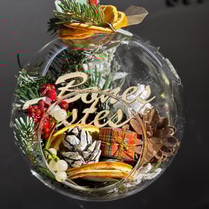 Arreglo floral 'Bola navidad'