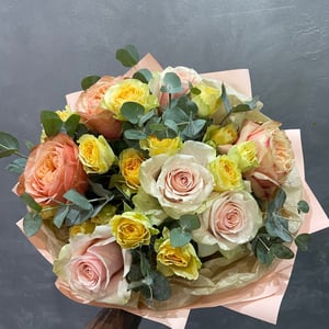 Blumenstrauß 'Lemon Marshmallow'