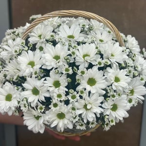 Flower basket 'Basket of chrysanthemums'