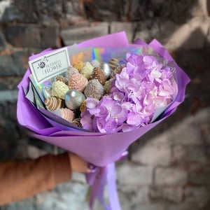 Mariposas de Fresa Morado