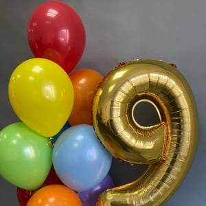 Set of balls 176 - with number 9