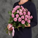 Bouquet of 25 pink roses