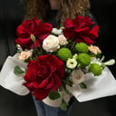 Blumenbox 'Luxuriöse Rose'