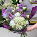 Bouquet of Alstroemeria, Hydrangea and Carnations