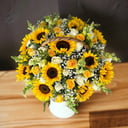 Flower basket 'With love'