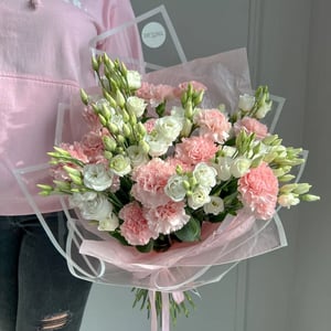 Carnation and Lisianthus Bouquet