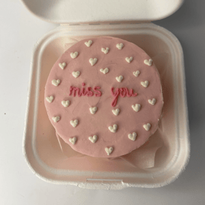 Pastel Bento "Te extraño"