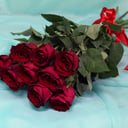 Bouquet of 9 red roses 70 cm