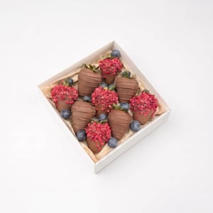 Fraises au chocolat «Classique» - 9 fraises
