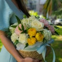 Flower basket 'Anastasia'