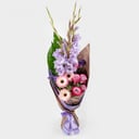 Bouquet with gladioli "Warm twilight"