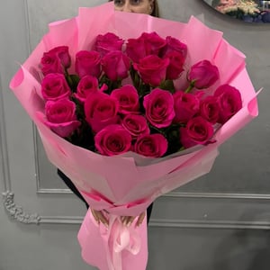 Blumenstrauß '25 Rosen, 70 cm lang'