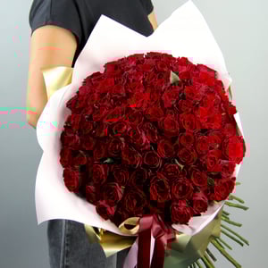 Ramo '101 velvet rose 70cm'