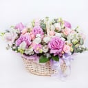 Flower basket 'Pink Dreams'