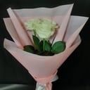 Bouquet 'Trio with white roses'